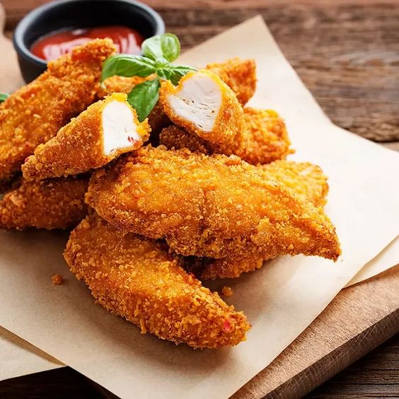 P121 - Escalope de poulet pané