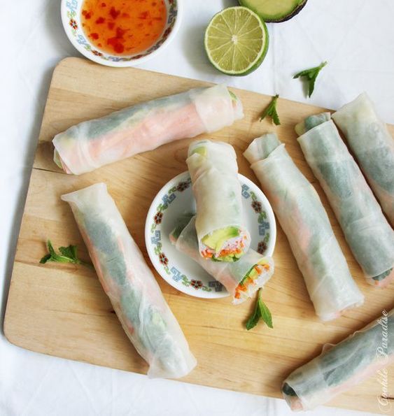 P118 - Rouleaux de printemps veggie maison 